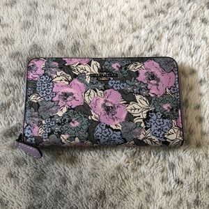 Floral Coach Wallet